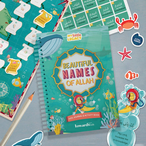 My Little Legacy: Beautiful Names of Allah Kids Journal & Activity Book - Planners - Ramadan Legacy