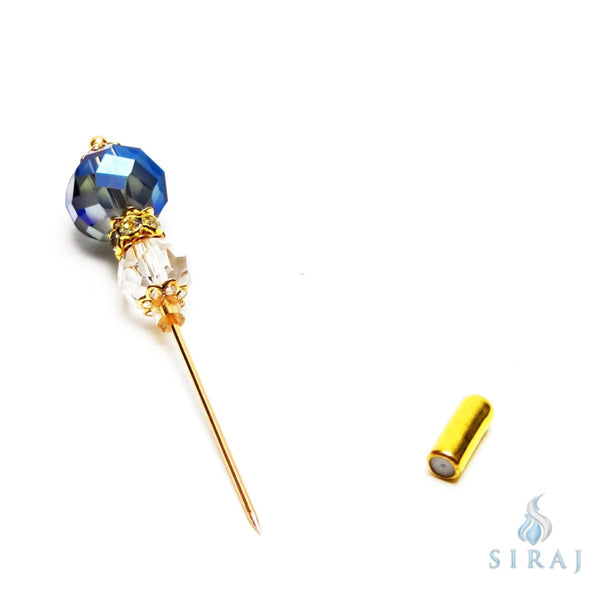 Mystic Blue Hijab Pin - Hijab Pins - Siraj