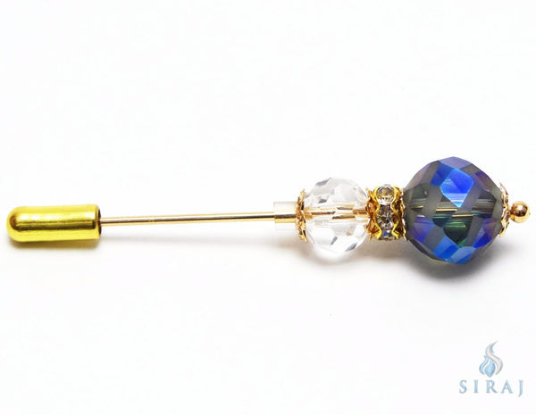Mystic Blue Hijab Pin - Hijab Pins - Siraj