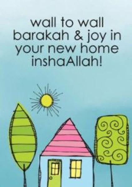 New Home Barakah Card - Greeting Cards - The Craft Souk