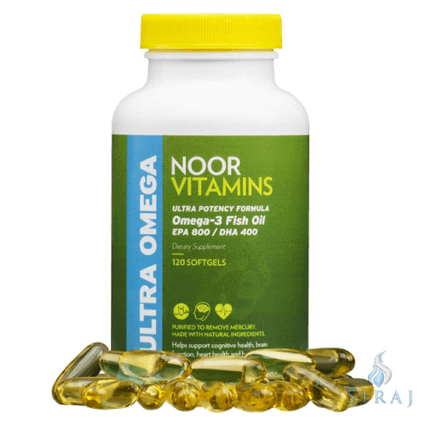 Omega 3 Fish Oil - Halal Vitamins - Noor Vitamins