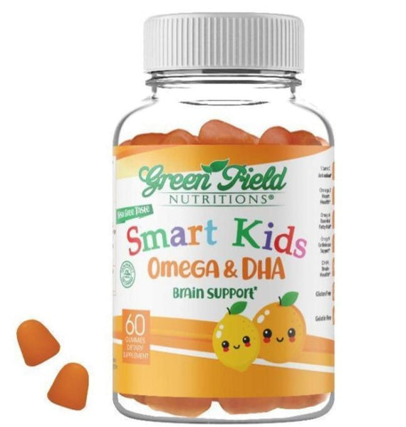 Omega with DHA Gummies for Kids - Halal Vitamins - Greenfield Nutritions