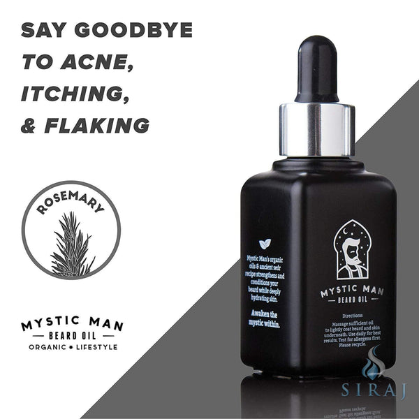 Organic Beard Oil - Mens Personal Care - Mystic Man