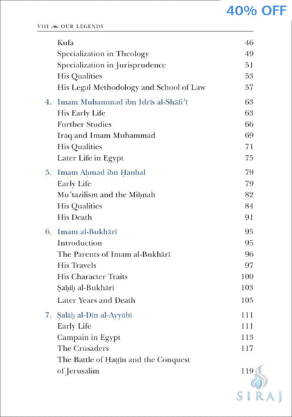 Our Legends: Luminaries Who Revived Islam - Islamic Books - Kube Publishing