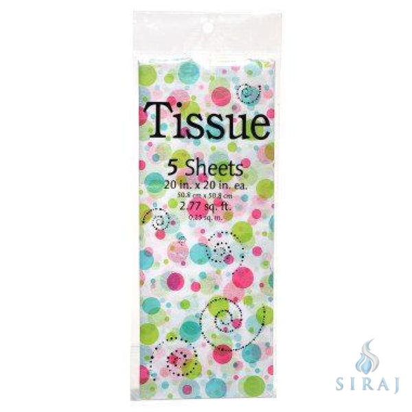 Premium Gift Tissue - Dots - Tissue Paper - Siraj