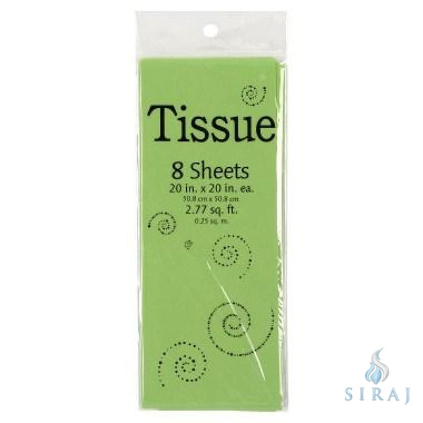 Premium Gift Tissue - Green - Tissue Paper - Siraj