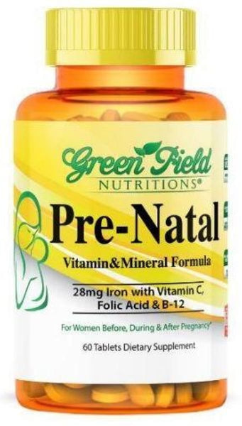 Prenatal Multivitamin and Mineral Tablets - Halal Vitamins - Greenfield Nutritions