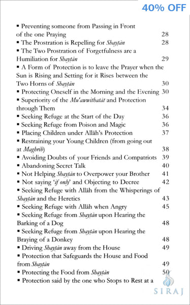 Preventative Measures Against Shaytan and Authentic Ruqyah According to the Shariah - Islamic Books - Dar As-Sunnah Publishers