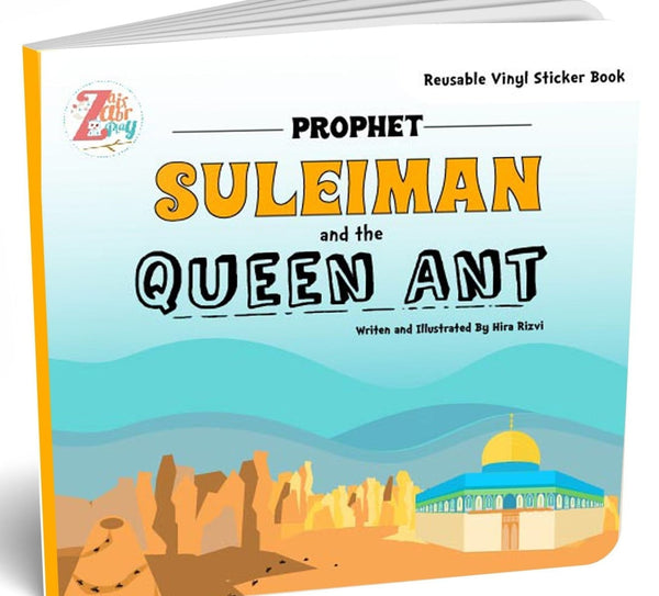 Prophet Suleiman And The Queen Ant: Reusable Vinyl Stickers - Childrens Books - Zair Zabr Play