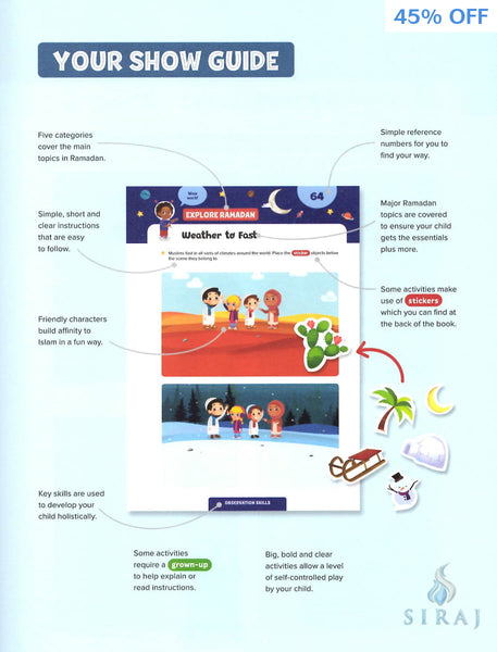 Ramadan Activity Book - Big Kids - Childrens Books - Learning Roots