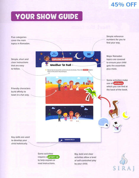 Ramadan Activity Book - Little Kids - Childrens Books - Learning Roots