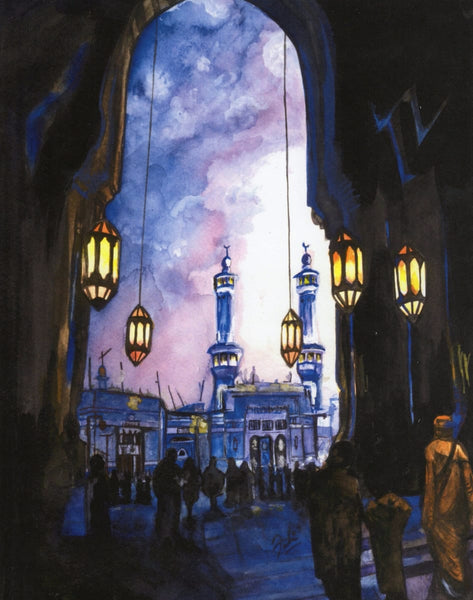 Ramadan Mosque Print - Art Prints - The Craft Souk