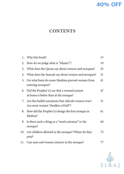 Reclaiming The Mosque - The Role of Women in Islams House of Worship - Islamic Books - Claritas Books