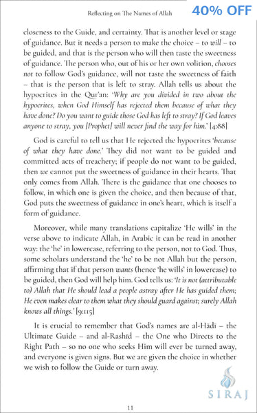 Reflecting on the Names of Allah - Islamic Books - Al Buruj Press