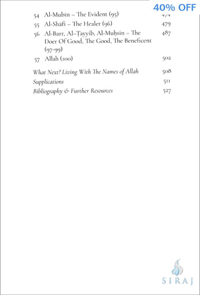 Reflecting on the Names of Allah - Islamic Books - Al Buruj Press