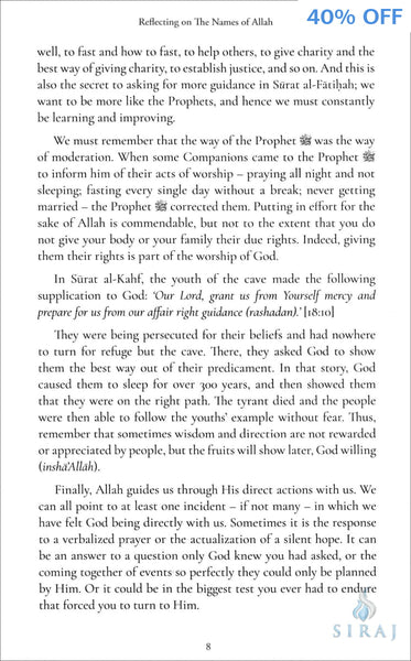 Reflecting on the Names of Allah - Islamic Books - Al Buruj Press