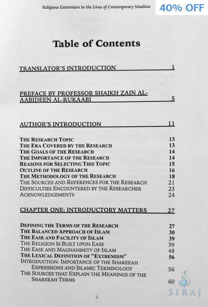 Religious Extremism In The Lives Of Contemporary Muslims - Islamic Books - Al Basheer Publications