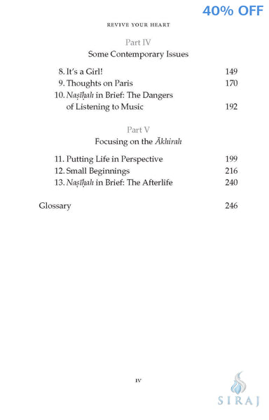 Revive Your Heart: Putting Life in Perspective - Hardcover - Islamic Books - Kube Publishing