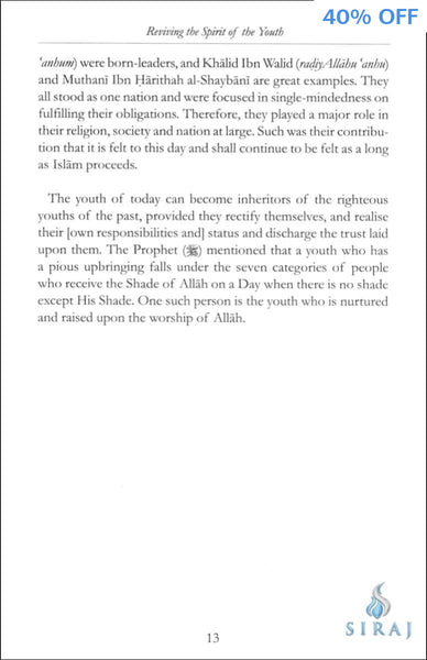 Reviving The Spirit Of The Youth - Islamic Books - Dar As-Sunnah Publishers