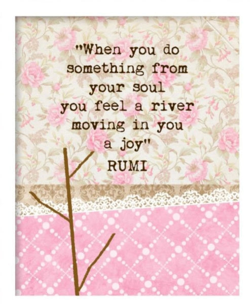 River Rumi Art Print - Art Prints - The Craft Souk