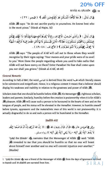Riyad Al-Salihin (English Commentary) 3 Volume Set - Islamic Books - Muslims At Work Publications