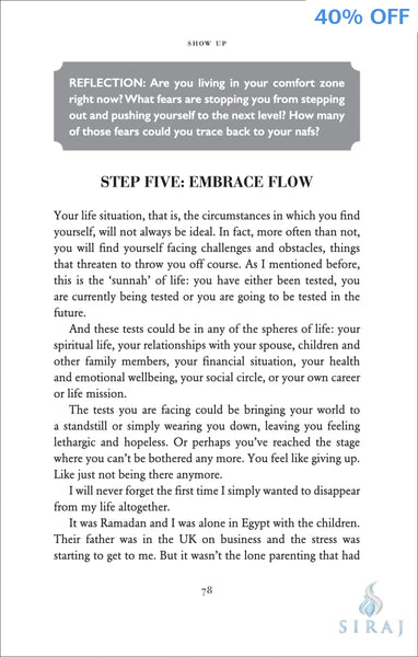 Show Up: A Motivational Message for Muslim Women - Islamic Books - Kube Publishing