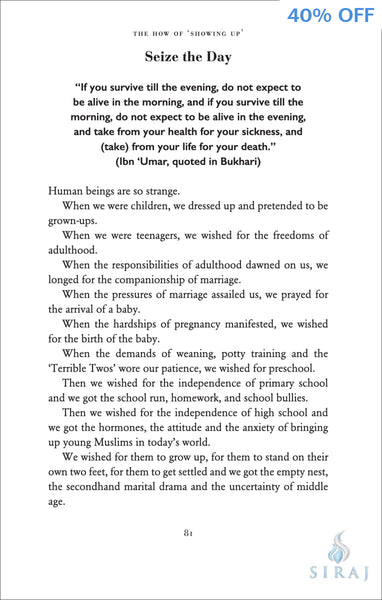 Show Up: A Motivational Message for Muslim Women - Islamic Books - Kube Publishing