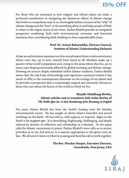 Signs on the Earth: Islam Modernity and the Climate Crisis - Paperback - Islamic Books - Kube Publishing