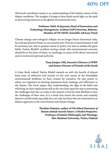 Signs on the Earth: Islam Modernity and the Climate Crisis - Paperback - Islamic Books - Kube Publishing