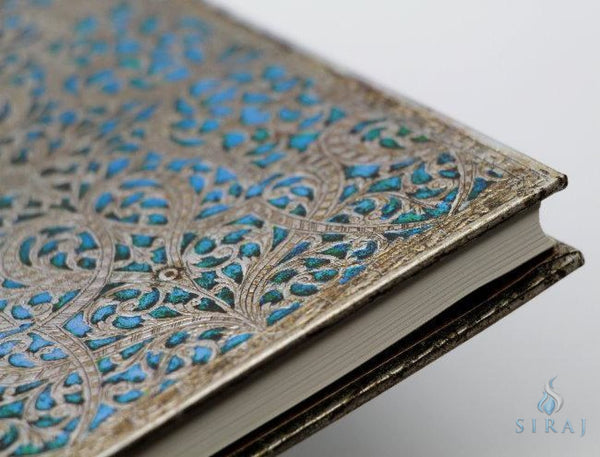 Silver Filigree Journal - Blue Mini - Journal - Siraj