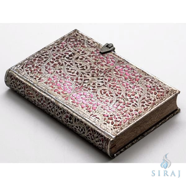 Silver Filigree Journal - Blush Pink Midi - Journal - Siraj