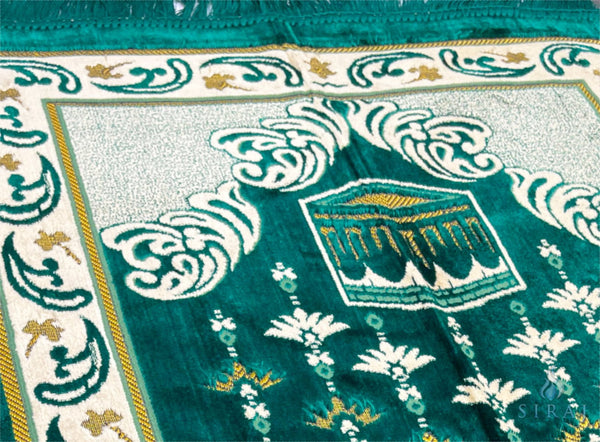 Standard Plush Prayer Rug - Kaaba Bloom - Prayer Rugs - Siraj
