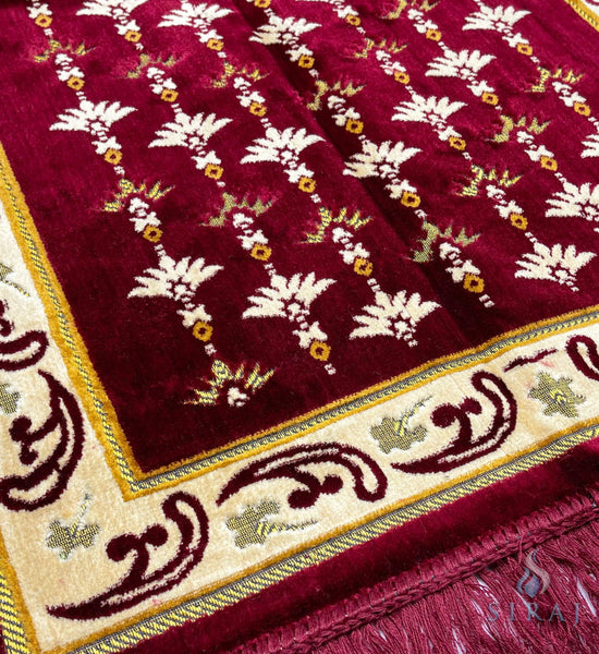 Standard Plush Prayer Rug - Kaaba Bloom - Prayer Rugs - Siraj