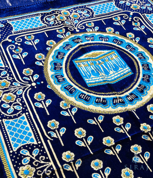 Standard Plush Prayer Rug - Kaaba Blossom - Prayer Rugs - Siraj