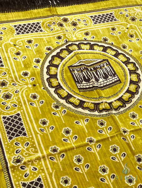 Standard Plush Prayer Rug - Kaaba Blossom - Prayer Rugs - Siraj