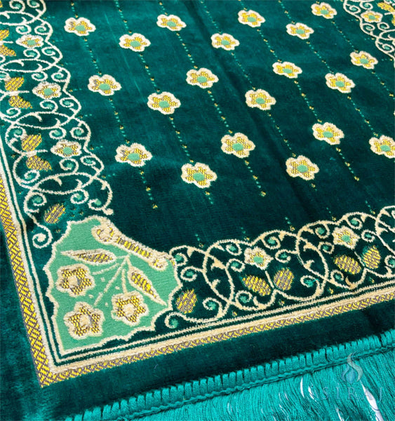 Standard Plush Prayer Rug - Masjid Bloom - Prayer Rugs - Siraj