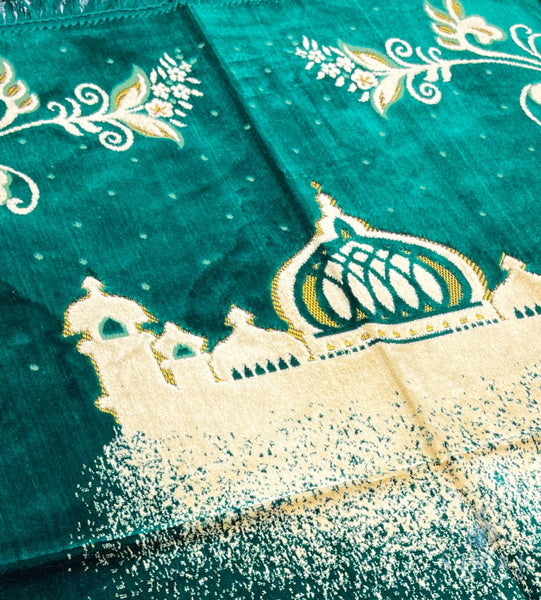 Standard Plush Prayer Rug - Masjid Silhouette - Prayer Rugs - Siraj