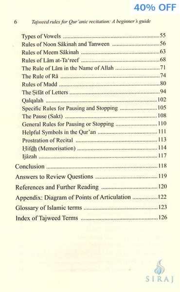 Tajweed Rules for Qur’anic Recitation: A Beginner’s Guide - Islamic Books - IIPH