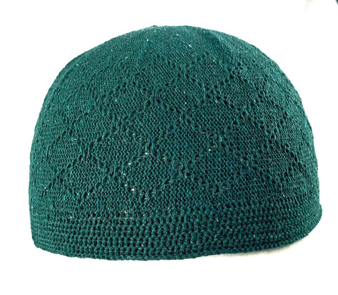 Taqiyah: Crochet Kufi - Green - Taqiyah - Siraj