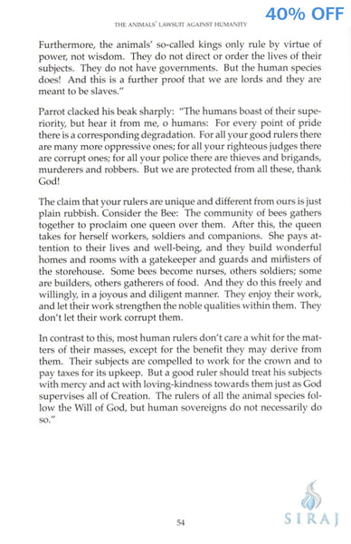 The Animals’ Lawsuit Against Humanity - Islamic Books - Fons Vitae