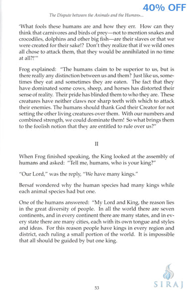 The Animals’ Lawsuit Against Humanity - Islamic Books - Fons Vitae