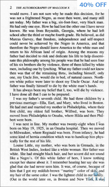 The Autobiography of Malcolm X: As Told to Alex Haley - Islamic Books - Ballantine Books