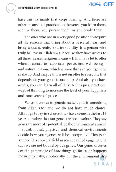 The Beneficial Means to a Happy Life - Islamic Books - Tertib Publishing