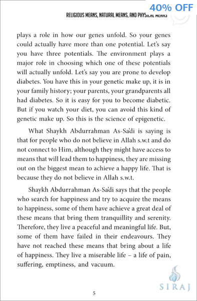 The Beneficial Means to a Happy Life - Islamic Books - Tertib Publishing