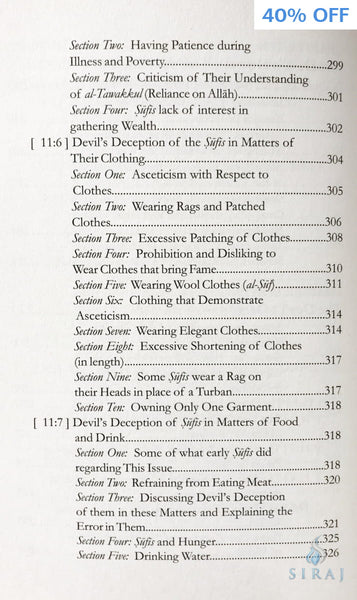 The Devils Deceptions (Talbis Iblis) - Islamic Books - Dar As-Sunnah Publishers