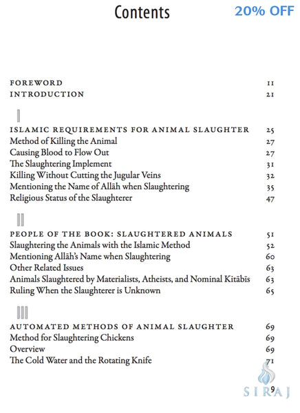 The Islamic Laws Of Animal Slaughter - Islamic Books - White Thread Press