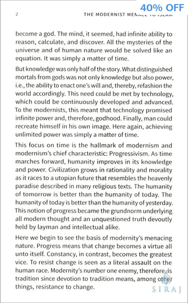The Modernist Menace To Islam: A Muslim Critique of Modern -Isms - Islamic Books - Dakwah Corner Publications