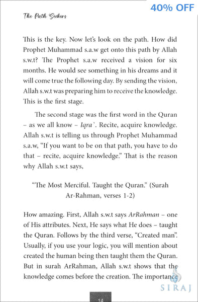 The Path Seekers - Islamic Books - Tertib Publishing