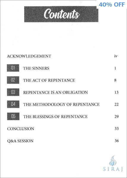 The Power of Repentance - Islamic Books - Tertib Publishing