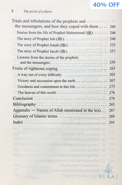 The Prick Of A Thorn: Coping With The Trials And Tribulations Of Life - Islamic Books - IIPH